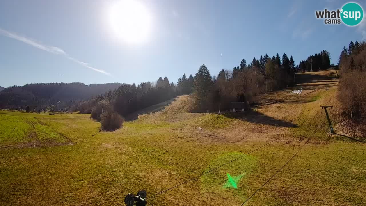 Webcam Smučišče Senožeta – Ski Resort Live View near Bohinj