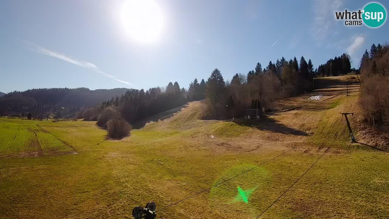 Webcam Smučišče Senožeta – Stazione sciistica a Srednja Vas vicino Bohinj