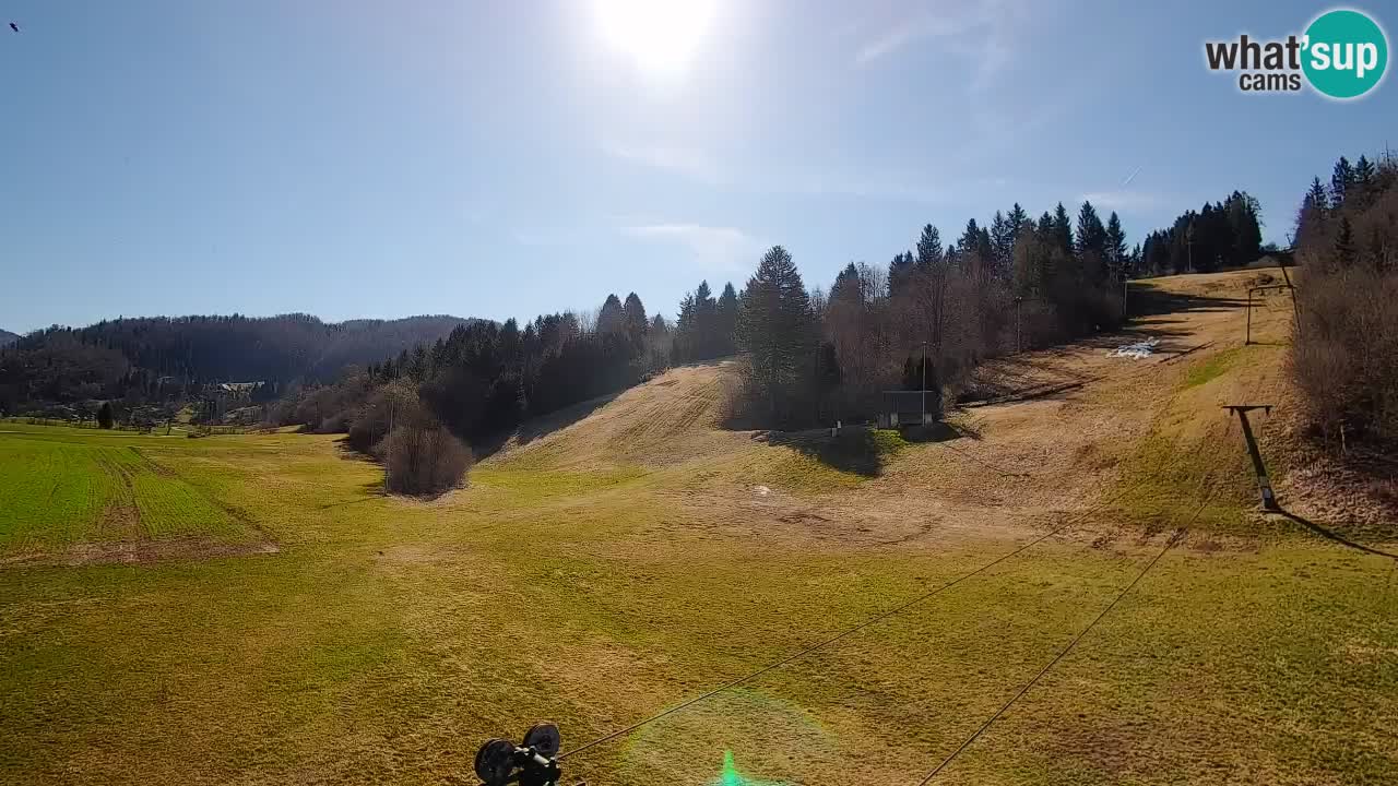 Webcam Smučišče Senožeta – Ski Resort Live View near Bohinj