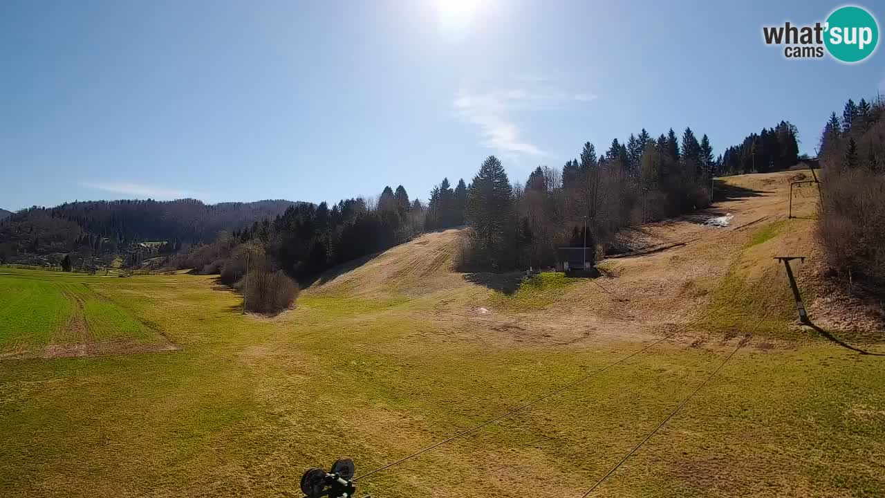 Webcam Smučišče Senožeta – Ski Resort Live View near Bohinj