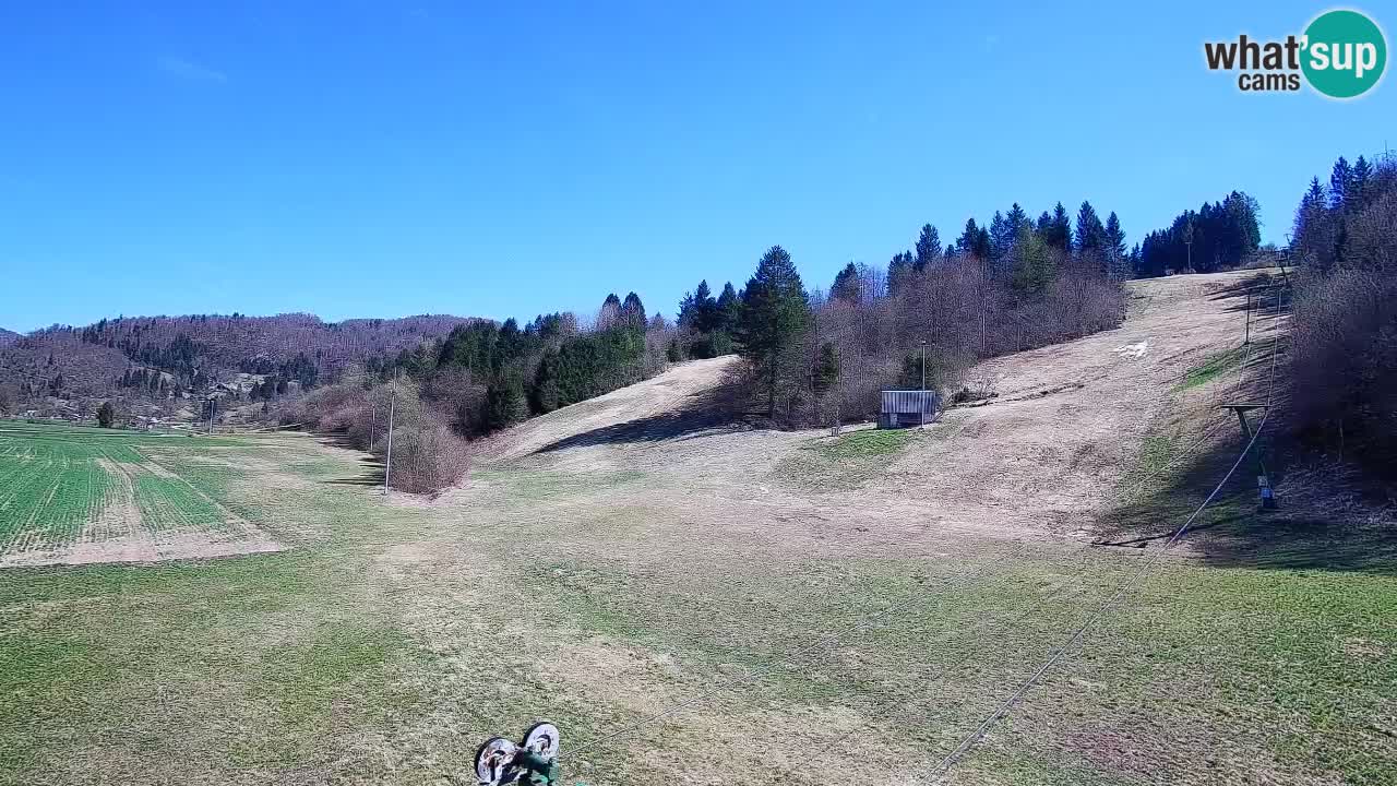 Cámara web Smučišče Senožeta – Estación de esquí en Srednja Vas cerca de Bohinj