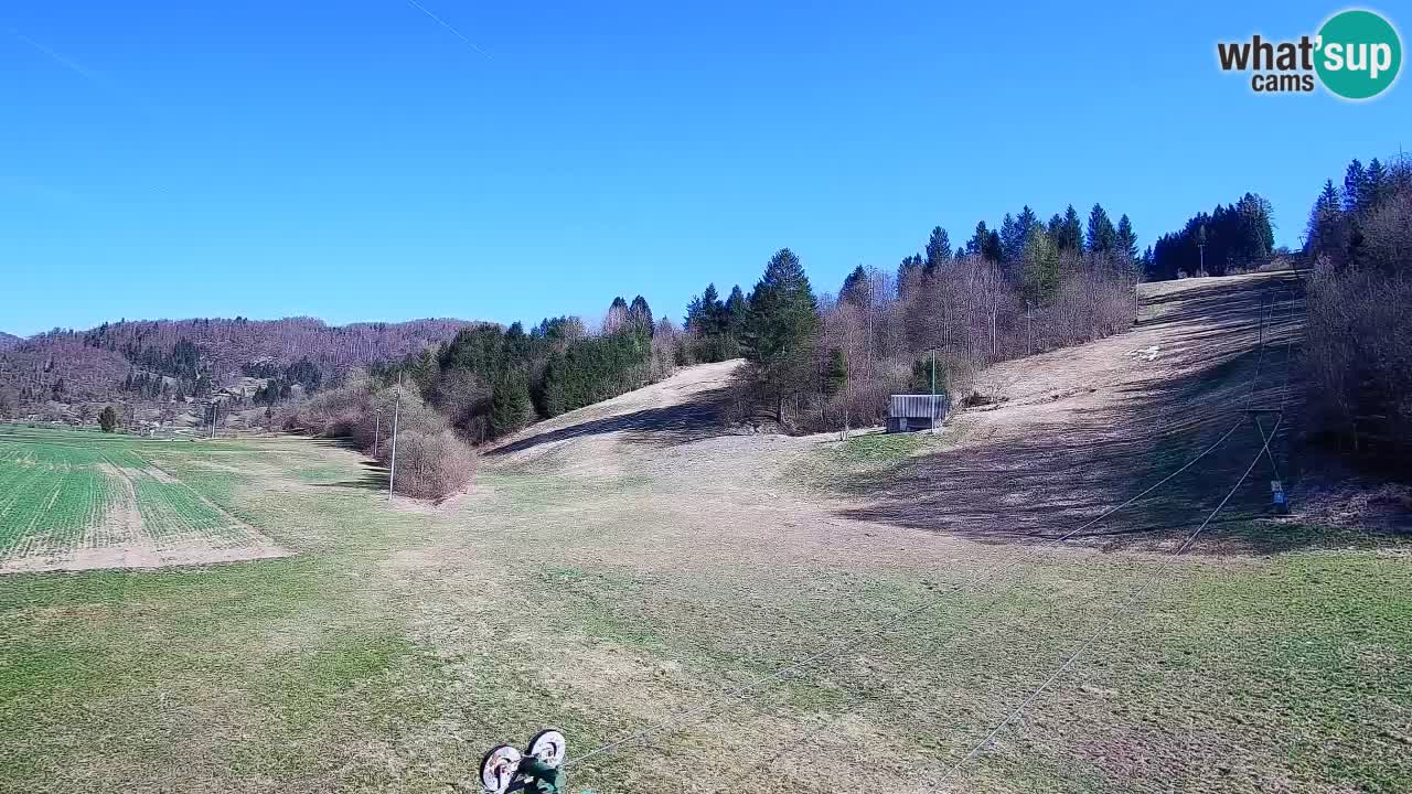 Webcam Smučišče Senožeta – Station de ski à Srednja Vas près de Bohinj