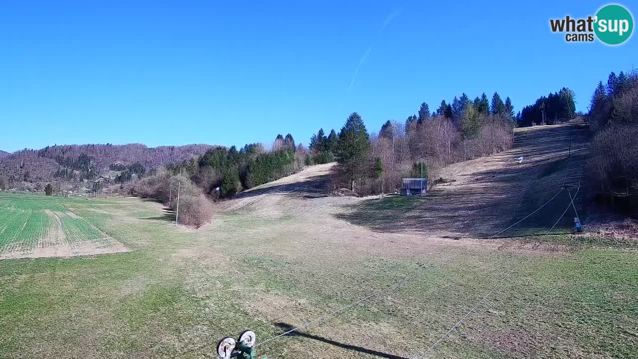Webcam Smučišče Senožeta – Station de ski à Srednja Vas près de Bohinj