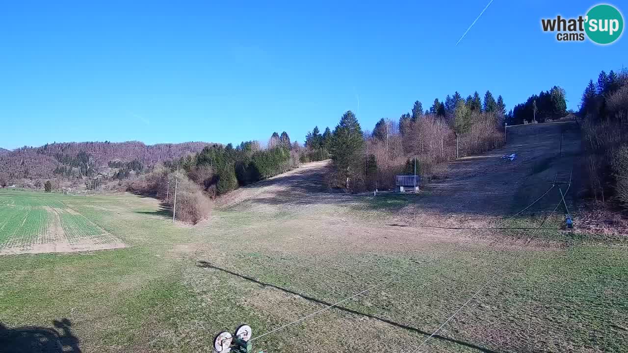 Cámara web Smučišče Senožeta – Estación de esquí en Srednja Vas cerca de Bohinj