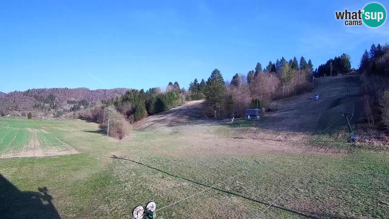 Webcam Smučišče Senožeta – Station de ski à Srednja Vas près de Bohinj