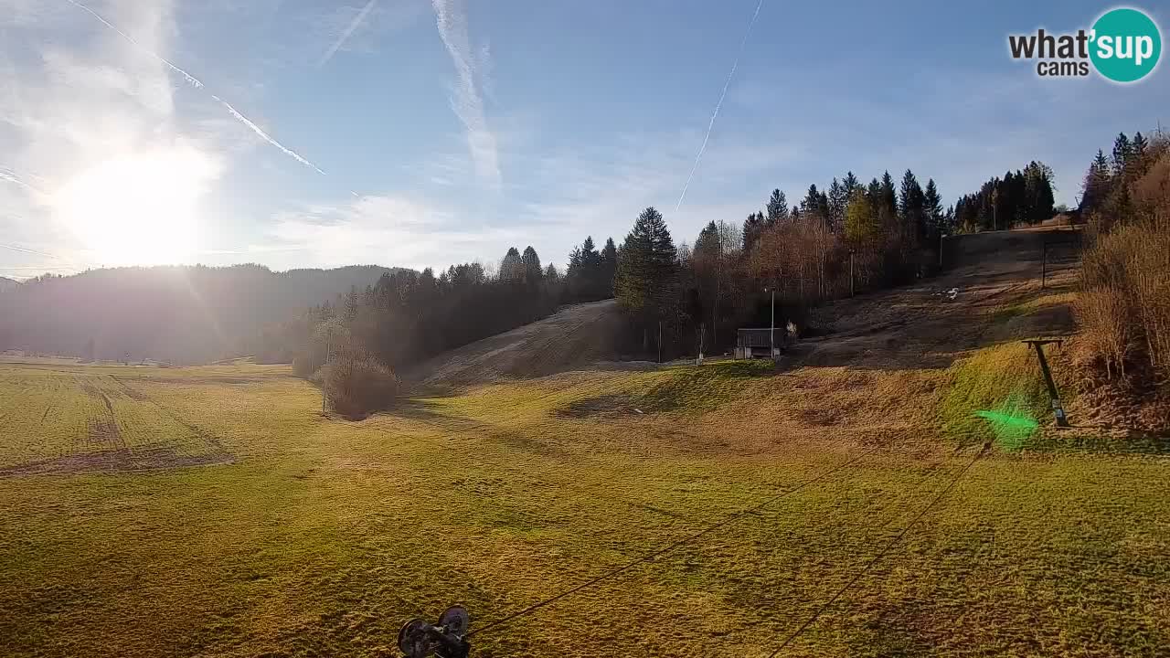 Webcam Smučišče Senožeta – Ski Resort Live View near Bohinj