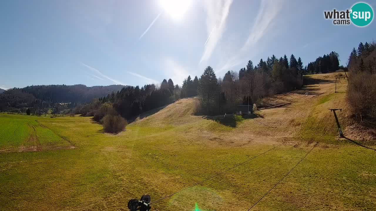 Webcam Smučišče Senožeta – Stazione sciistica a Srednja Vas vicino Bohinj