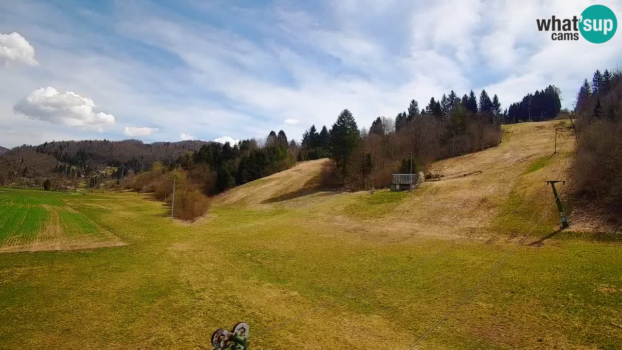Webcam Smučišče Senožeta – Ski Resort Live View near Bohinj