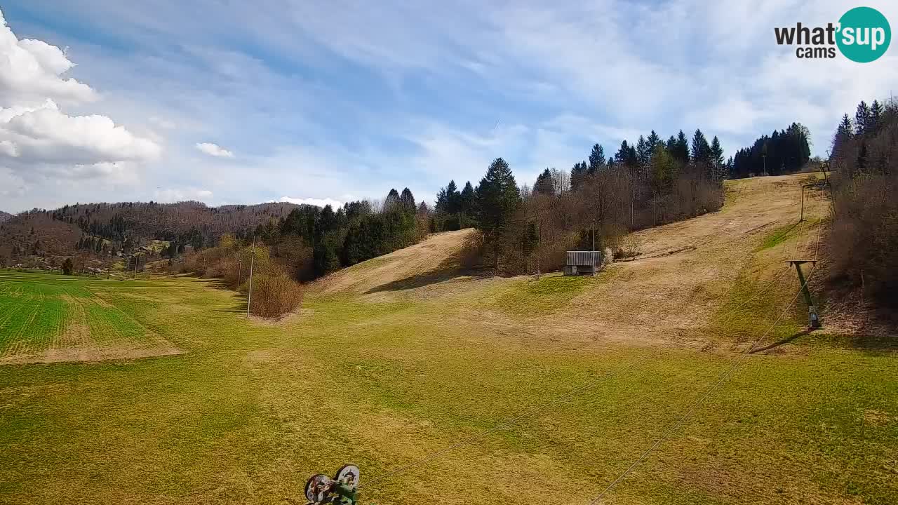 Web kamera Smučišče Senožeta – Skijalište u Srednjoj Vasi kod Bohinja
