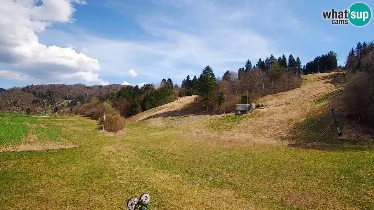 Cámara web Smučišče Senožeta – Estación de esquí en Srednja Vas cerca de Bohinj