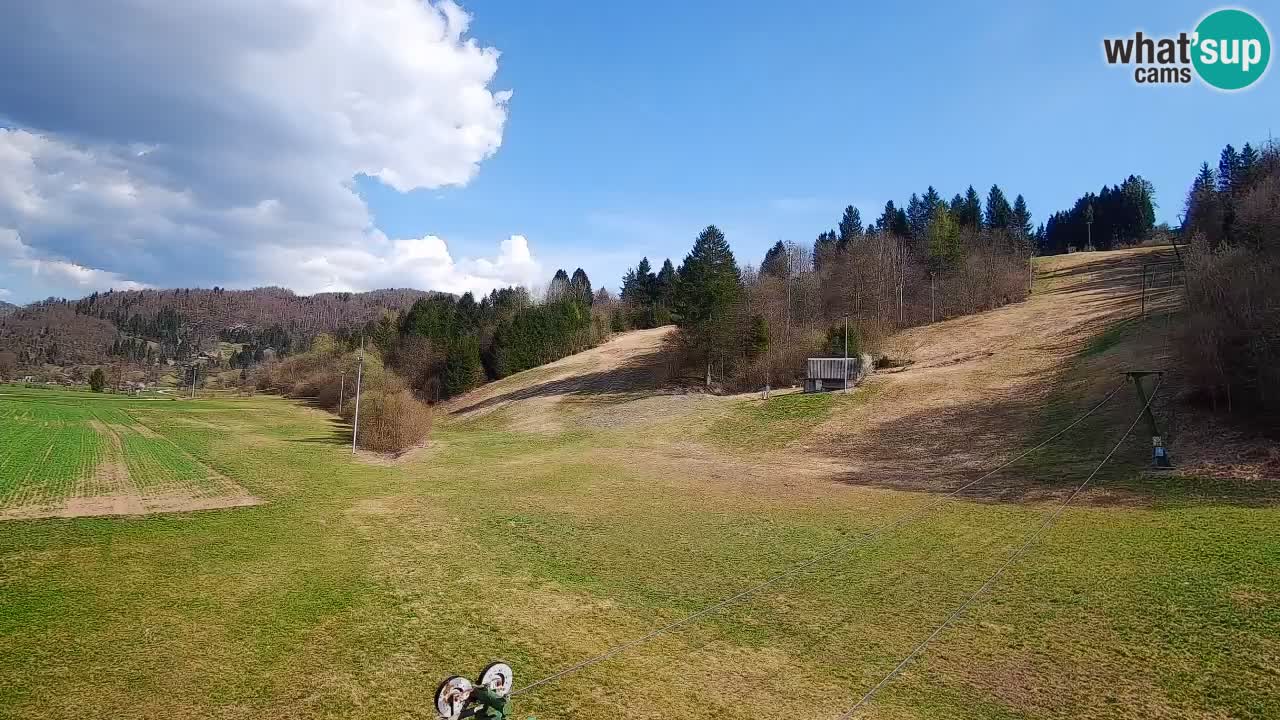 Webcam Smučišče Senožeta – Station de ski à Srednja Vas près de Bohinj