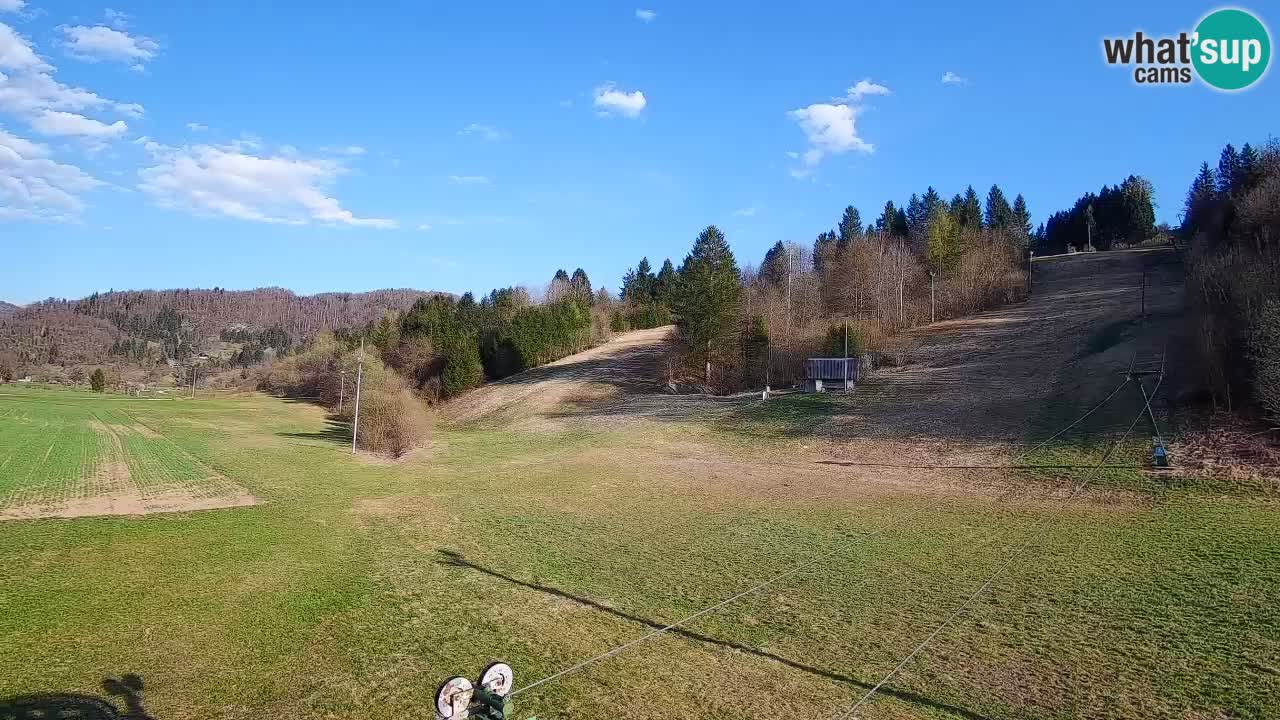 Webcam Smučišče Senožeta – Station de ski à Srednja Vas près de Bohinj