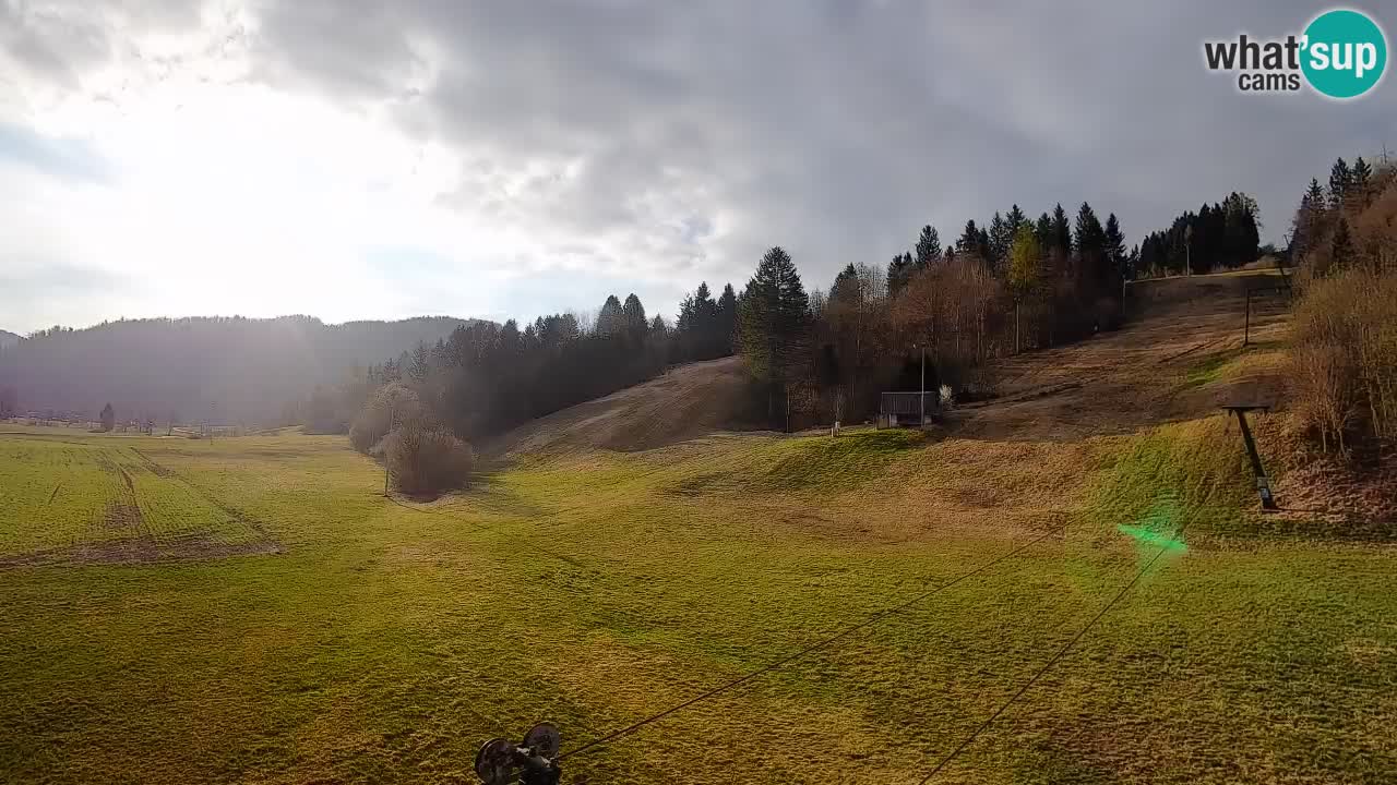 Webcam Smučišče Senožeta – Ski Resort Live View near Bohinj