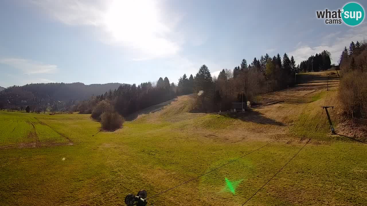 Webcam Smučišče Senožeta – Ski Resort Live View near Bohinj