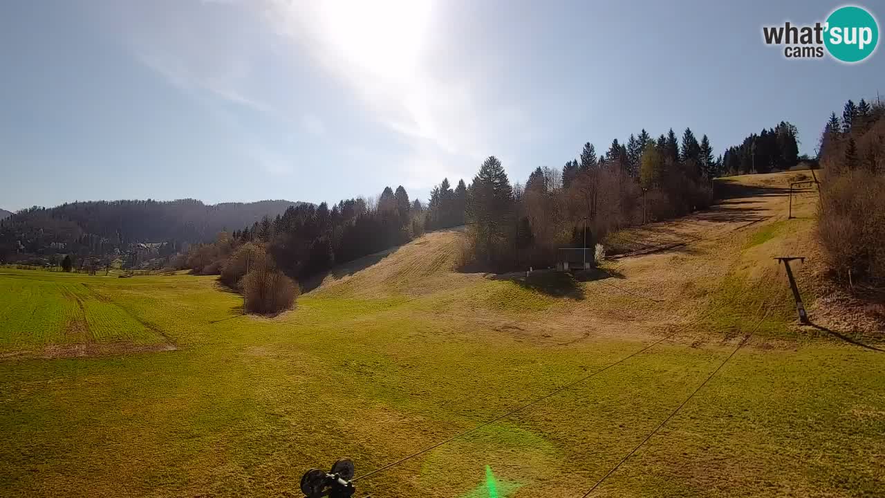 Webcam Smučišče Senožeta – Ski Resort Live View near Bohinj