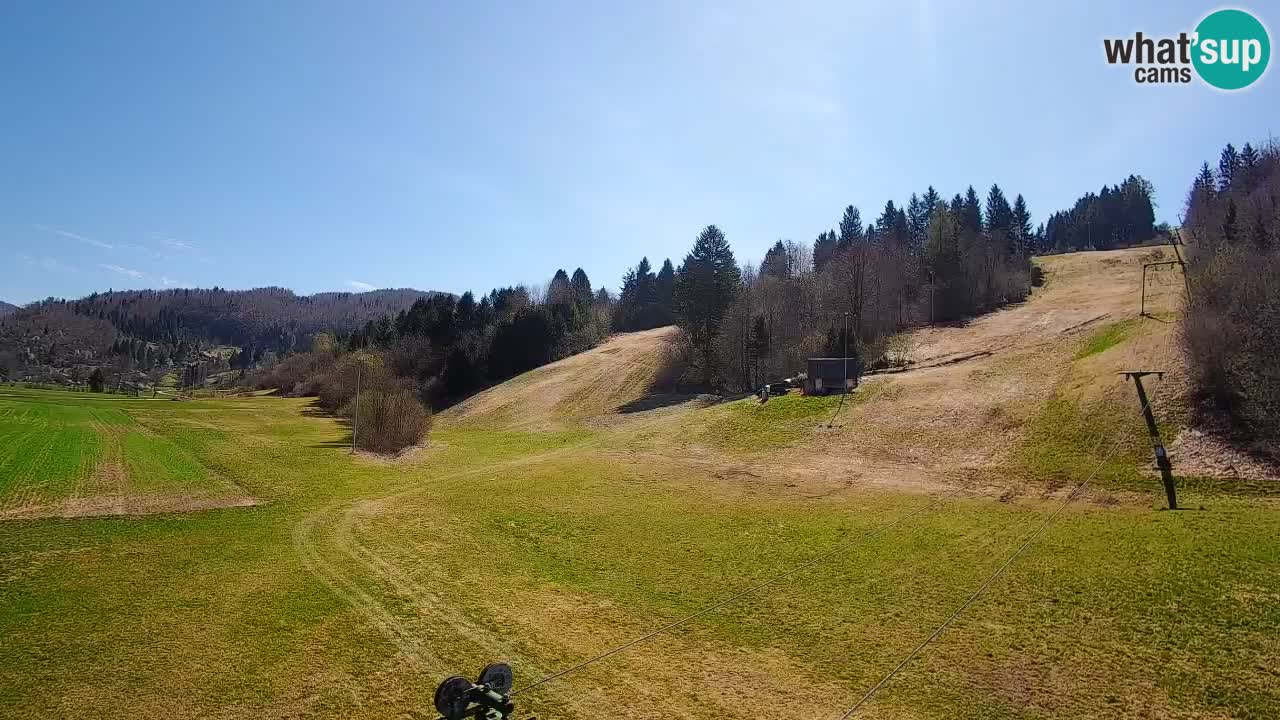 Webcam Smučišče Senožeta – Station de ski à Srednja Vas près de Bohinj