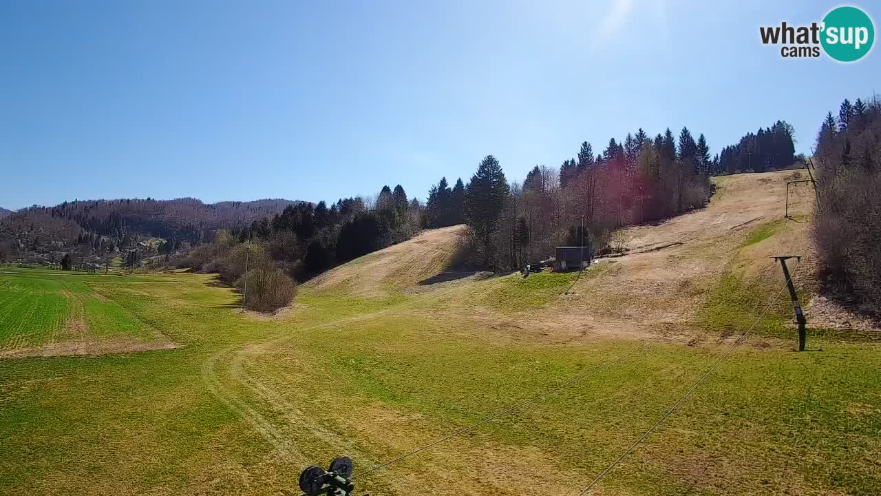 Webcam Smučišče Senožeta – Ski Resort Live View near Bohinj