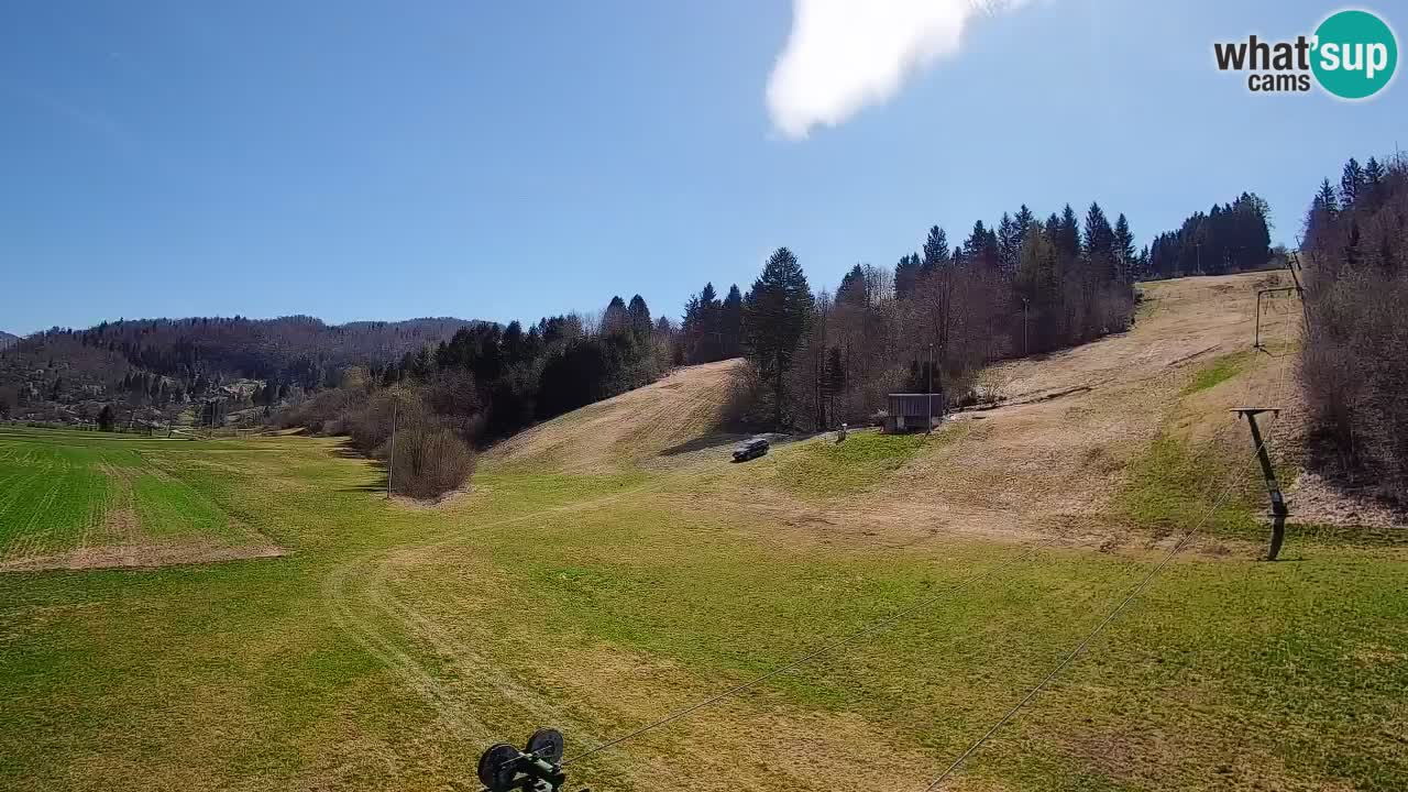 Spletna kamera Smučišče Senožeta – smučarsko središče v Srednji vasi pri Bohinju