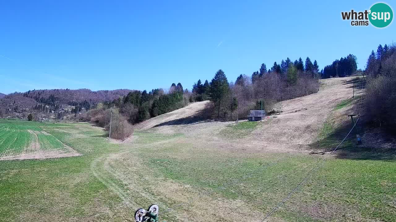 Cámara web Smučišče Senožeta – Estación de esquí en Srednja Vas cerca de Bohinj