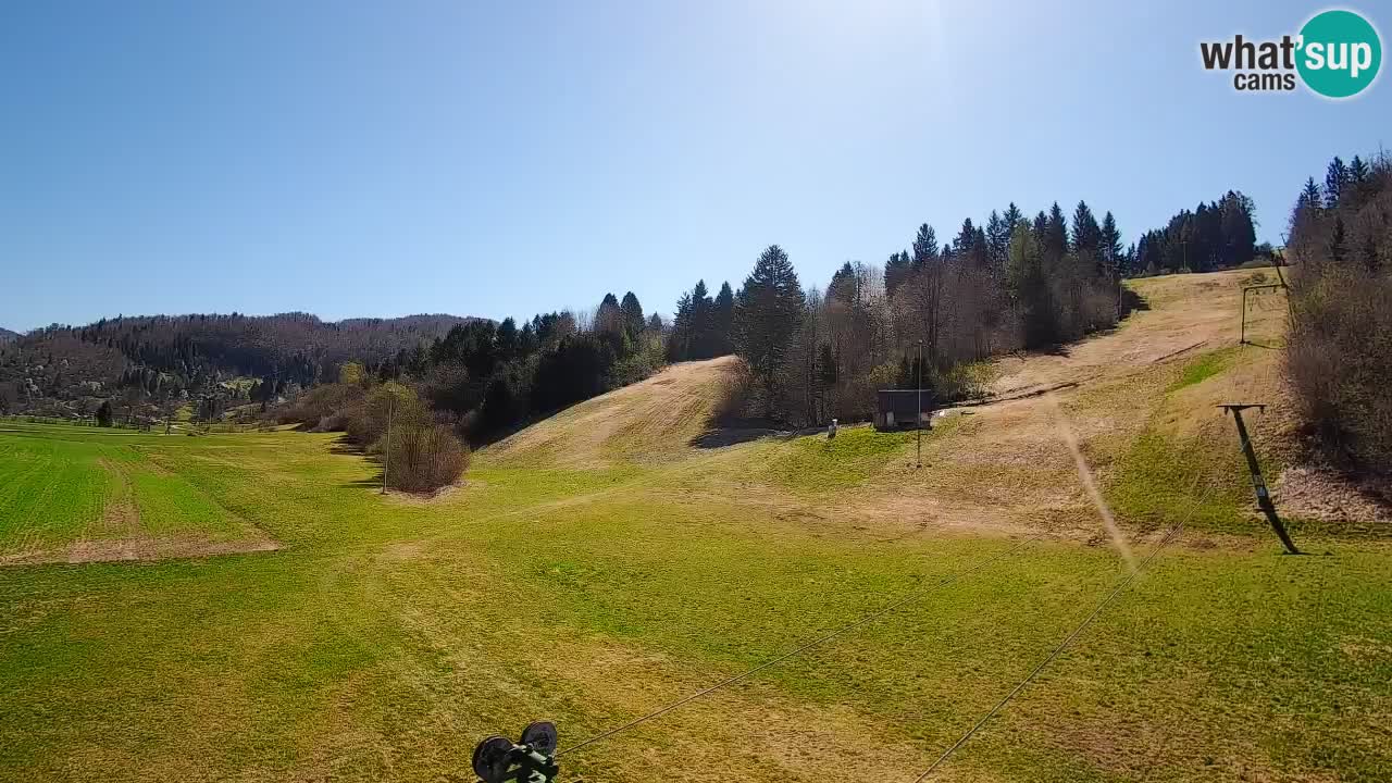 Webcam Smučišče Senožeta – Station de ski à Srednja Vas près de Bohinj