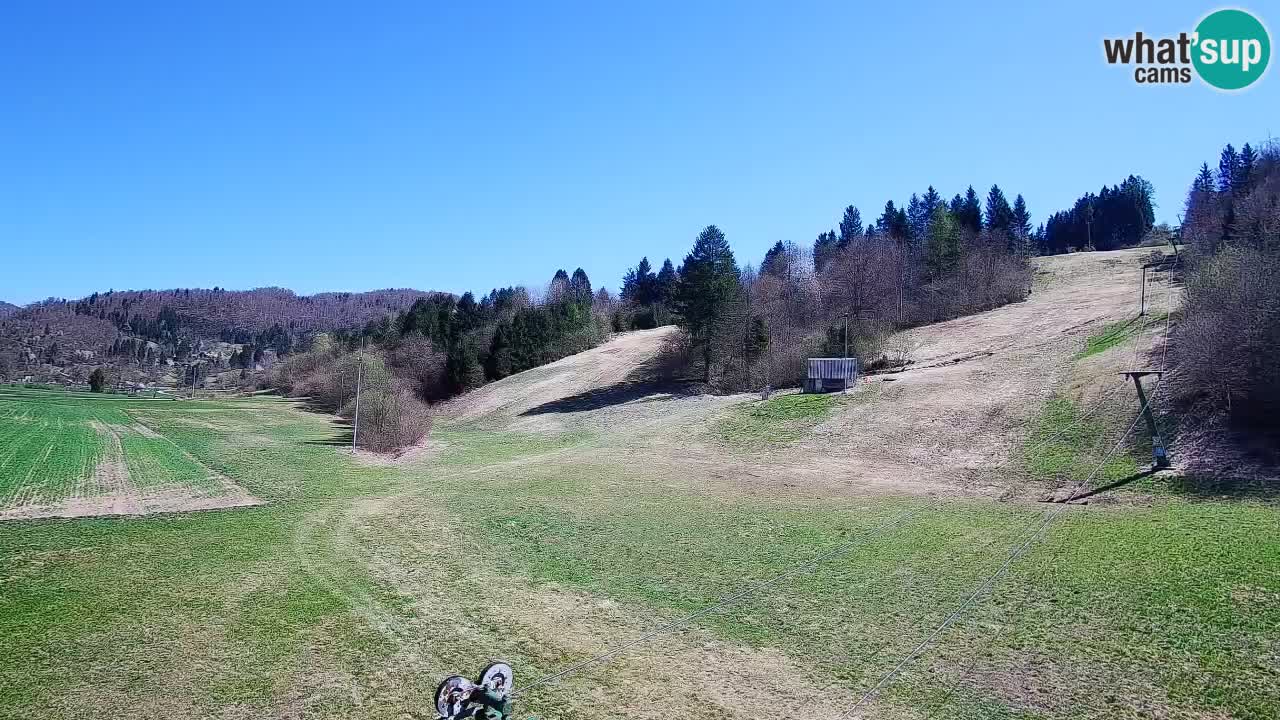 Webcam Smučišče Senožeta – Ski Resort Live View near Bohinj