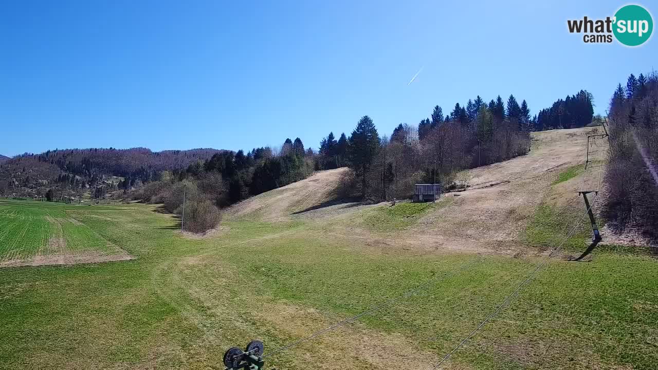 Webcam Smučišče Senožeta – Stazione sciistica a Srednja Vas vicino Bohinj