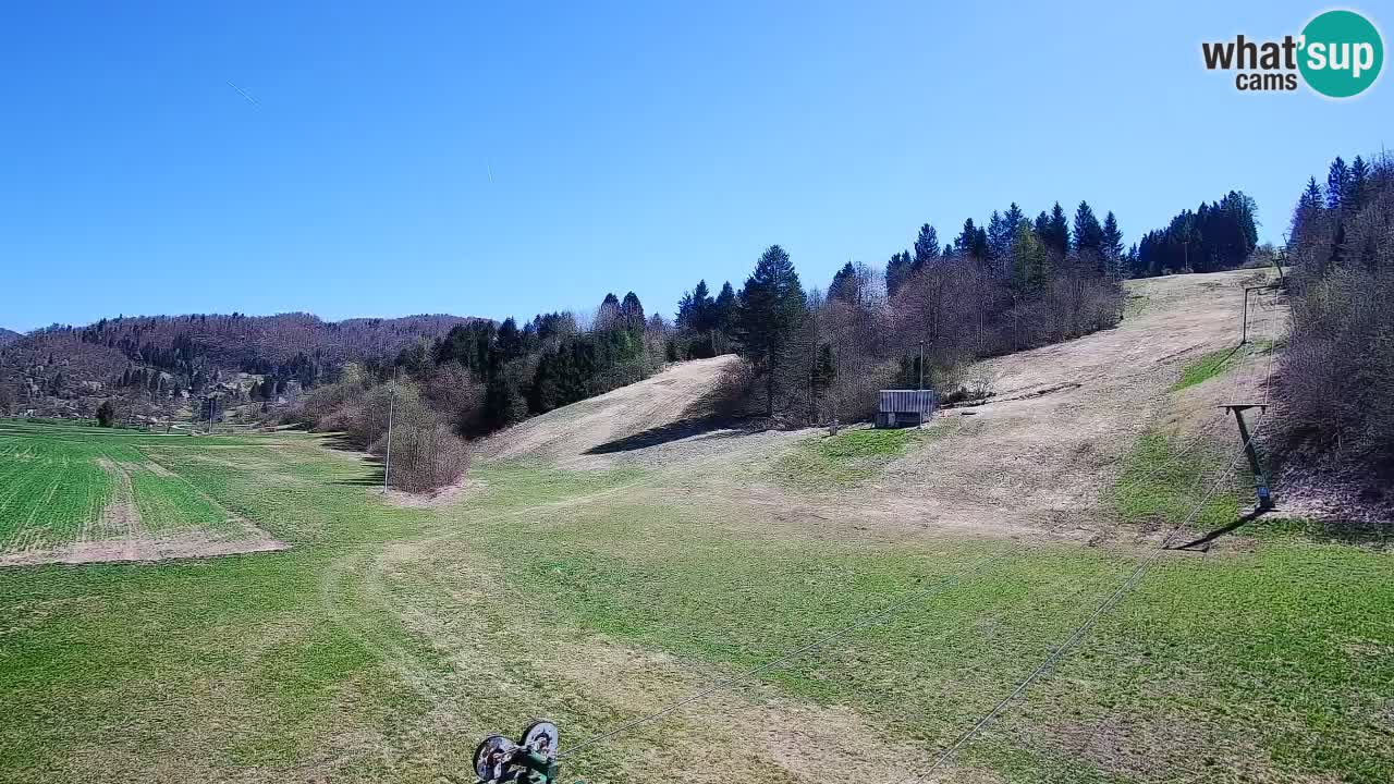 Webcam Smučišče Senožeta – Stazione sciistica a Srednja Vas vicino Bohinj