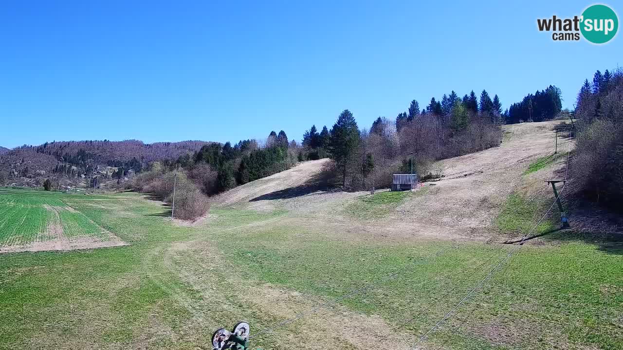 Webcam Smučišče Senožeta – Stazione sciistica a Srednja Vas vicino Bohinj