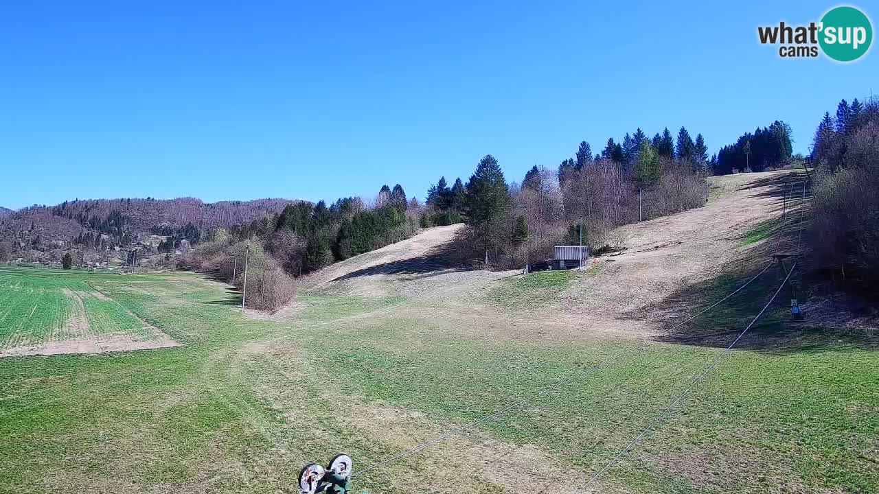 Cámara web Smučišče Senožeta – Estación de esquí en Srednja Vas cerca de Bohinj