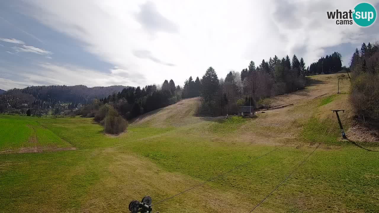 Webcam Smučišče Senožeta – Stazione sciistica a Srednja Vas vicino Bohinj