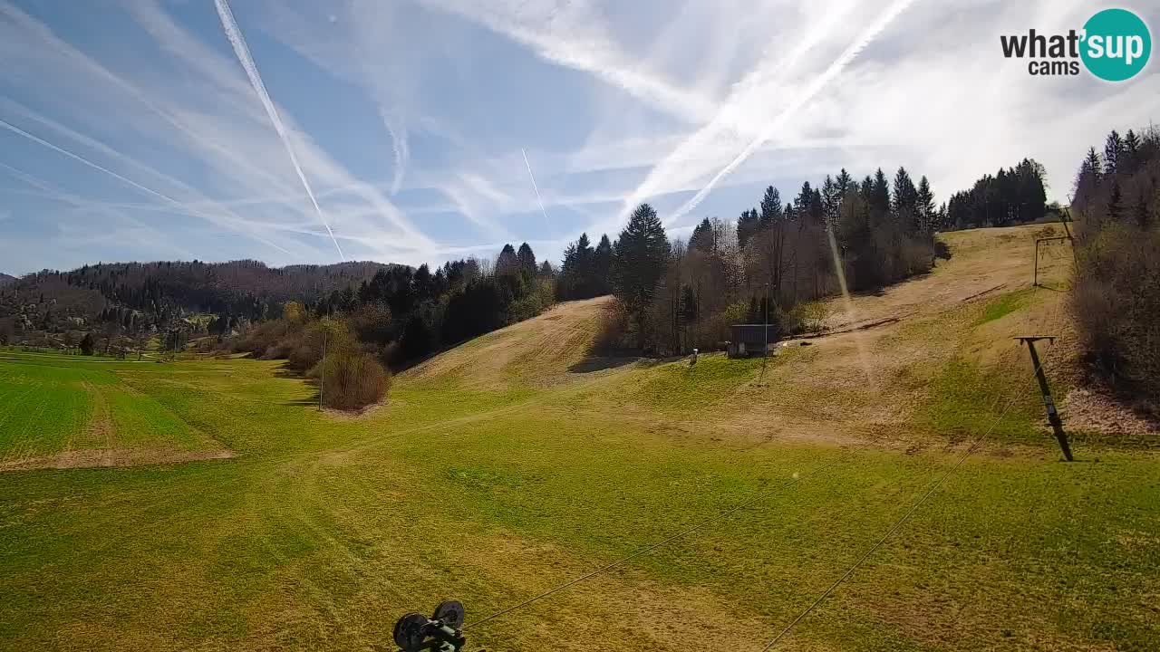Webcam Smučišče Senožeta – Station de ski à Srednja Vas près de Bohinj