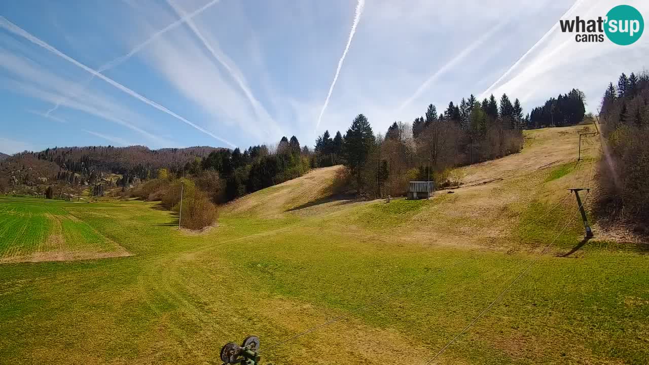 Webcam Smučišče Senožeta – Station de ski à Srednja Vas près de Bohinj
