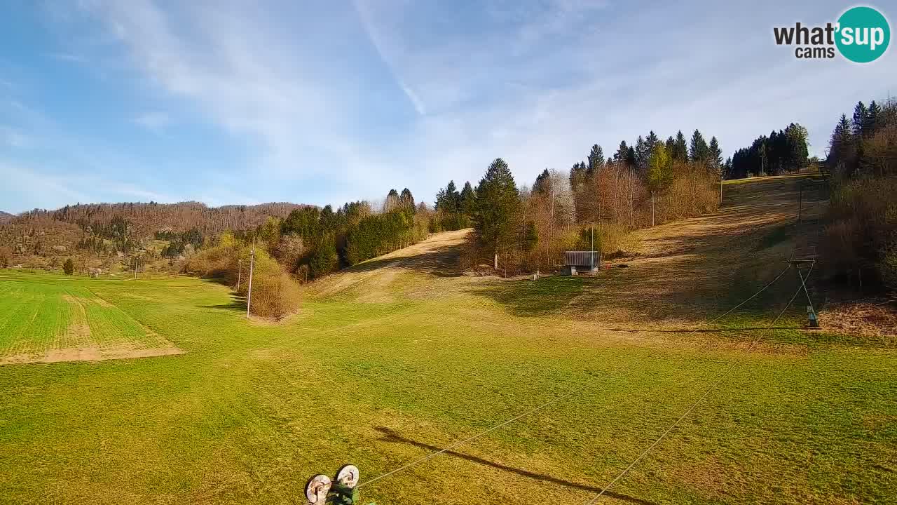 Webcam Smučišče Senožeta – Stazione sciistica a Srednja Vas vicino Bohinj