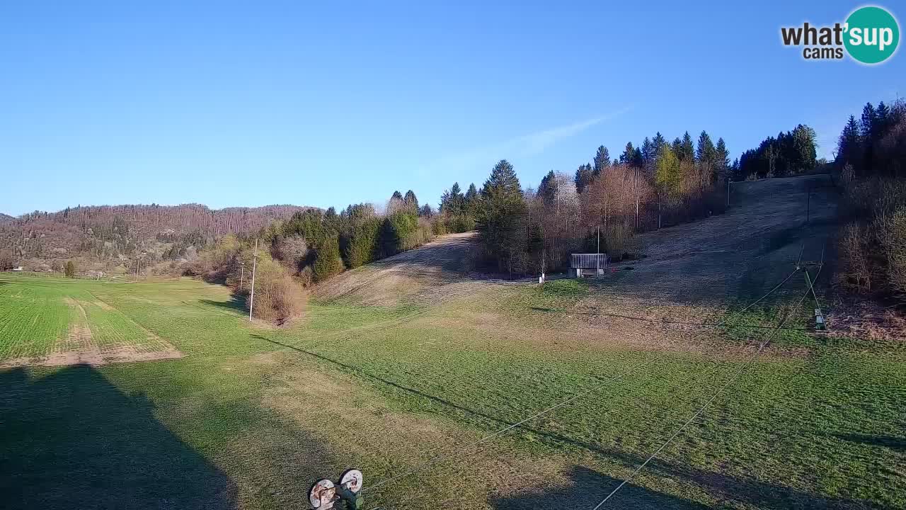 Cámara web Smučišče Senožeta – Estación de esquí en Srednja Vas cerca de Bohinj