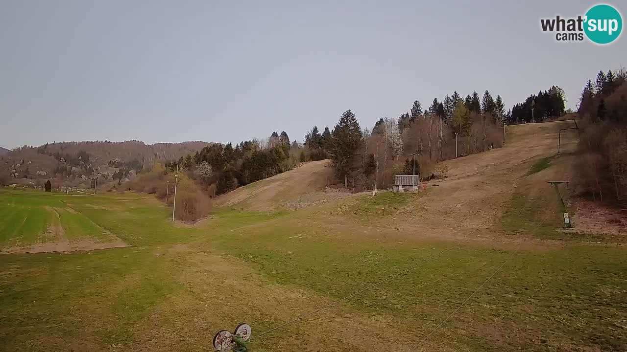 Cámara web Smučišče Senožeta – Estación de esquí en Srednja Vas cerca de Bohinj
