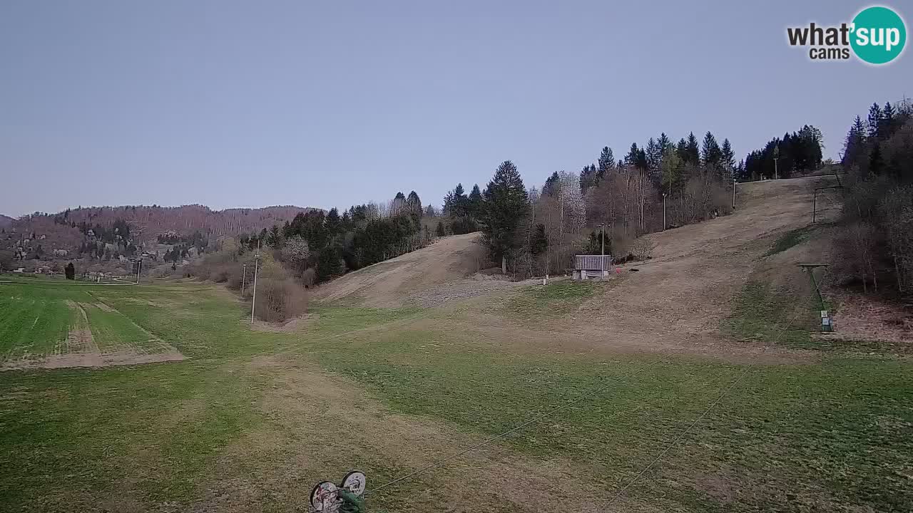 Webcam Smučišče Senožeta – Station de ski à Srednja Vas près de Bohinj