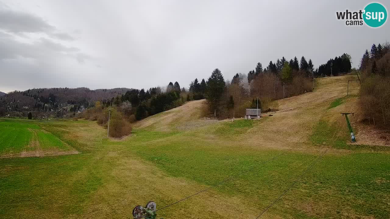 Webcam Smučišče Senožeta – Station de ski à Srednja Vas près de Bohinj