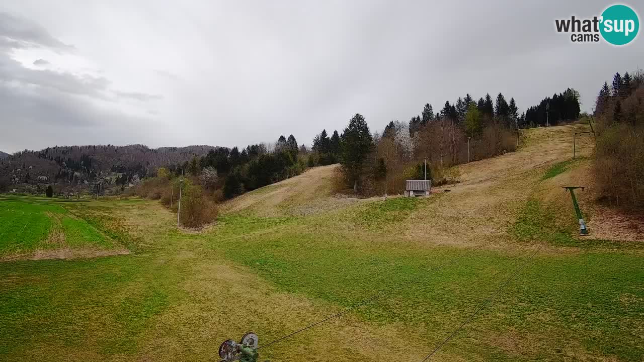 Webcam Smučišče Senožeta – Station de ski à Srednja Vas près de Bohinj
