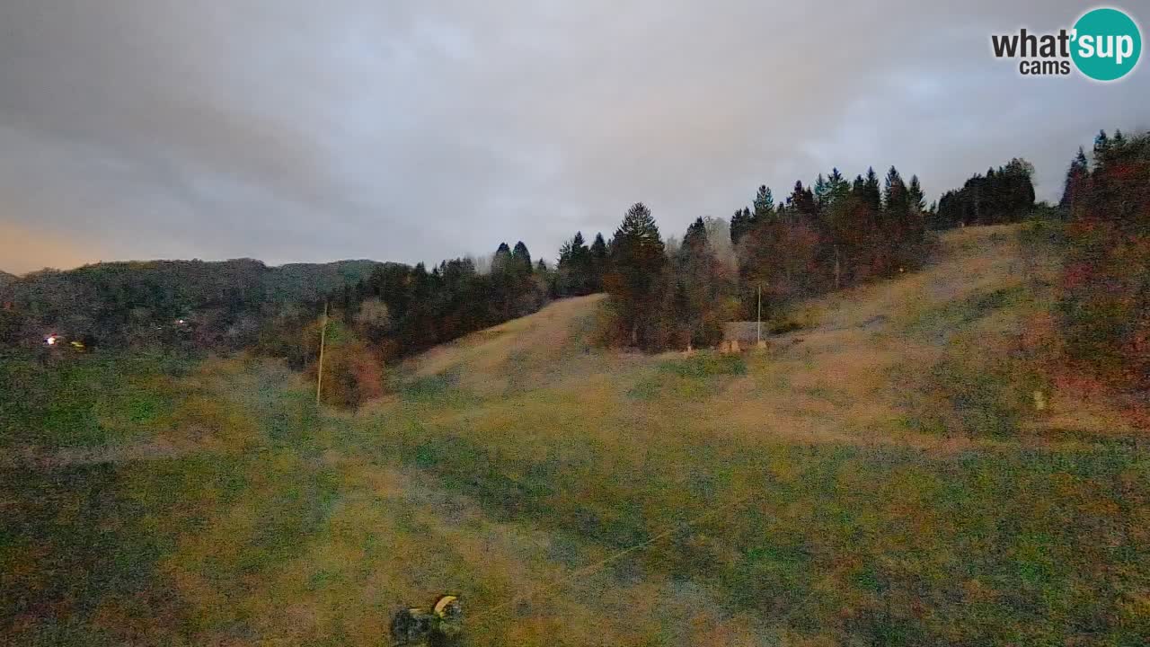 Webcam Smučišče Senožeta – Station de ski à Srednja Vas près de Bohinj