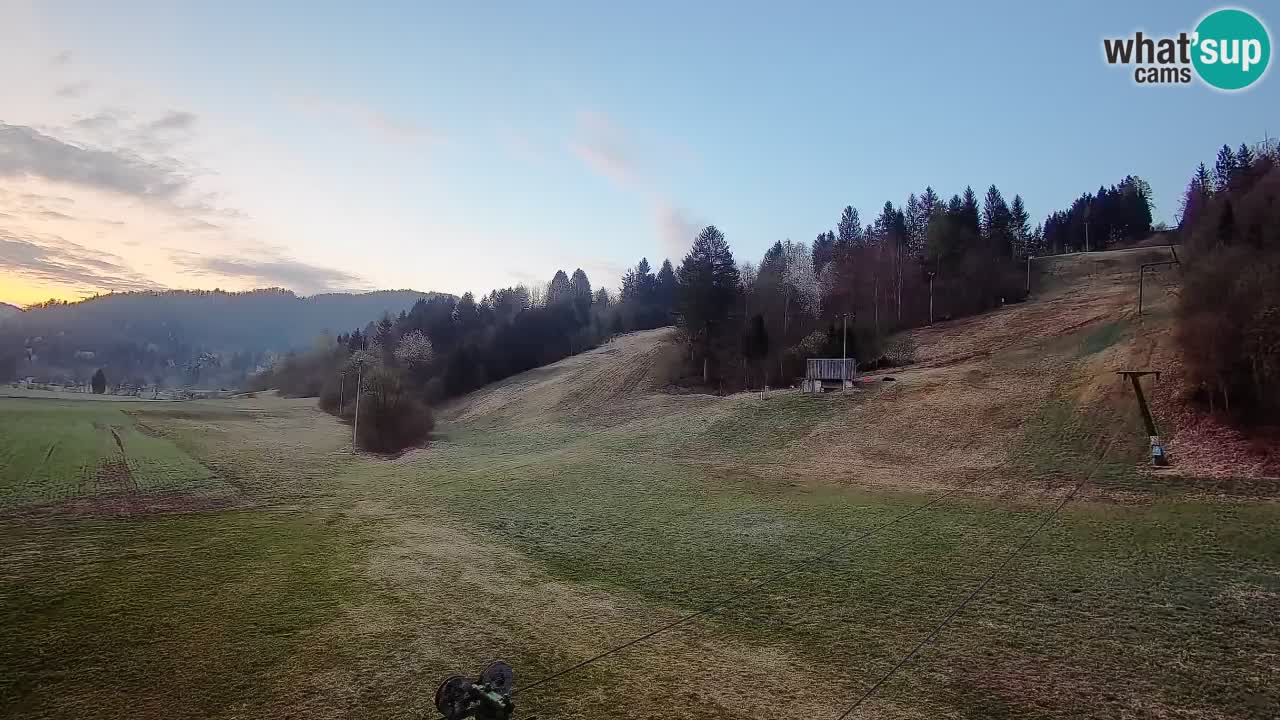 Webcam Smučišče Senožeta – Stazione sciistica a Srednja Vas vicino Bohinj