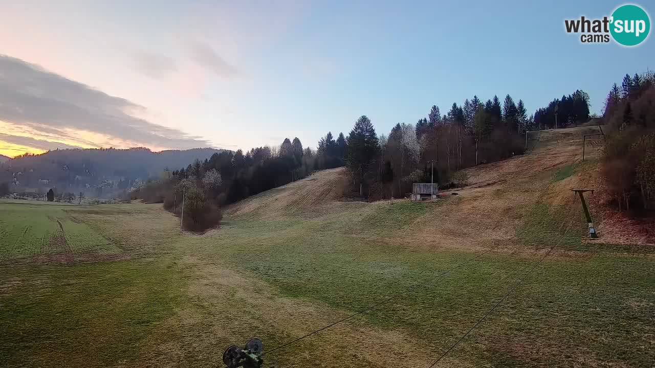 Webcam Smučišče Senožeta – Station de ski à Srednja Vas près de Bohinj