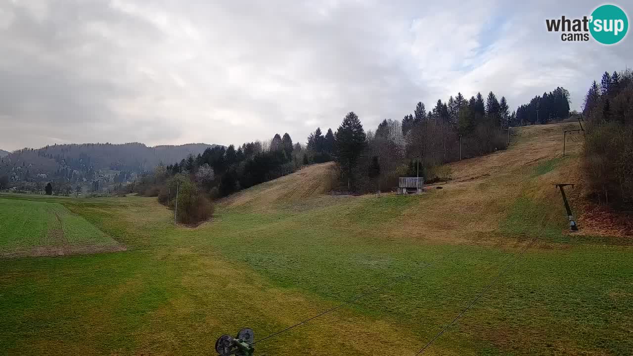 Web kamera Smučišče Senožeta – Skijalište u Srednjoj Vasi kod Bohinja