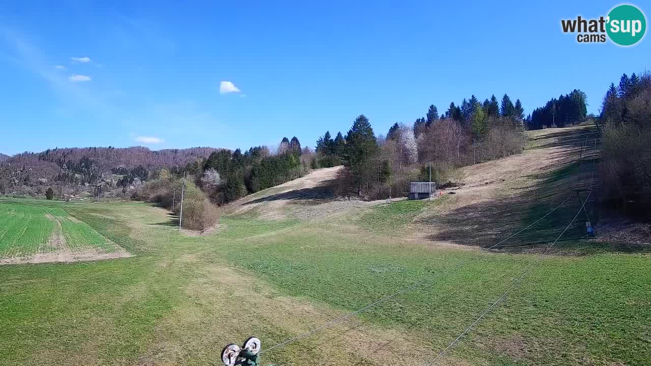 Cámara web Smučišče Senožeta – Estación de esquí en Srednja Vas cerca de Bohinj