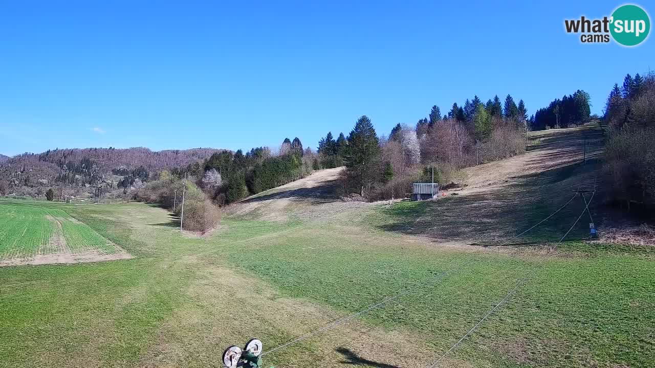 Webcam Smučišče Senožeta – Ski Resort Live View near Bohinj