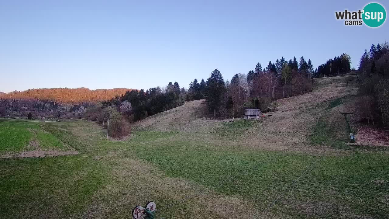 Webcam Smučišče Senožeta – Ski Resort Live View near Bohinj