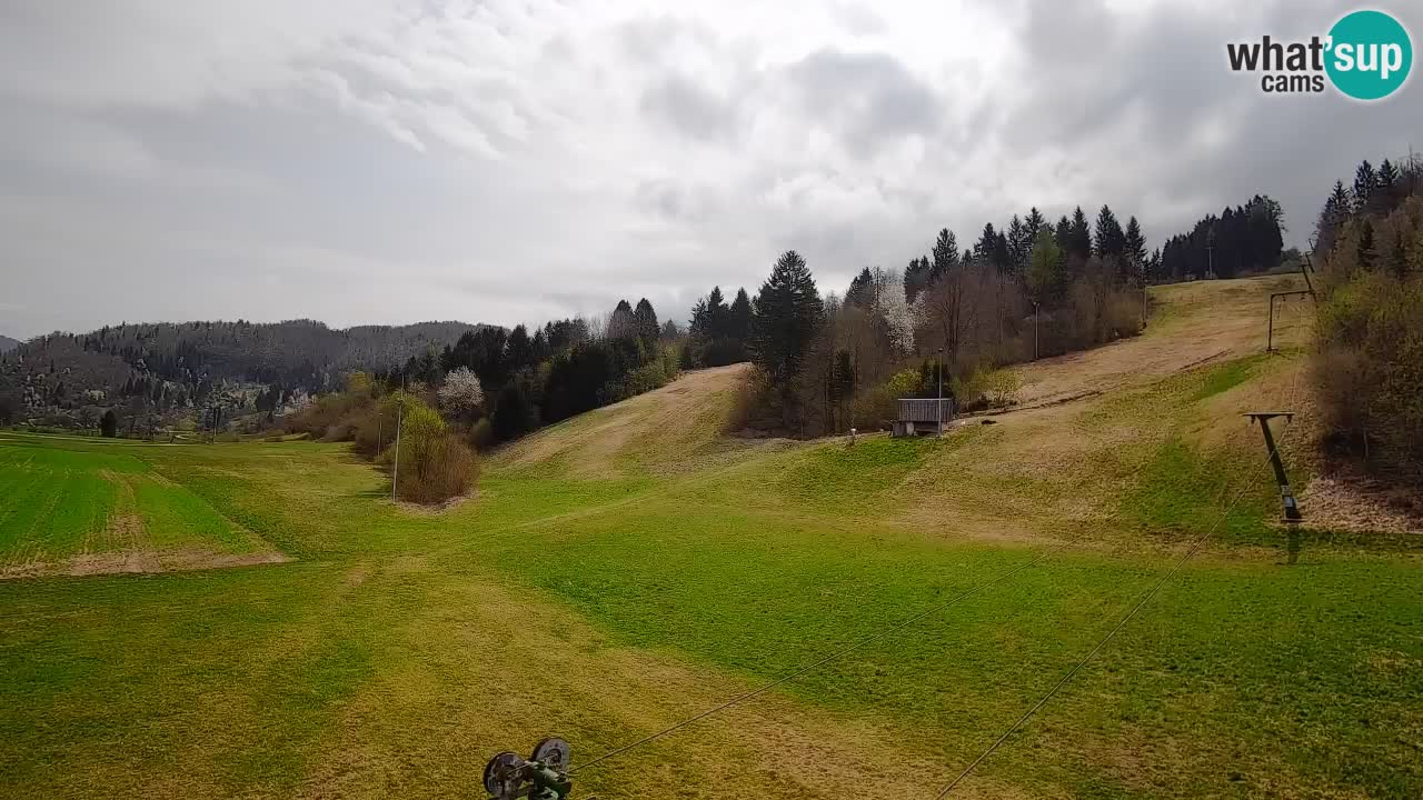 Web kamera Smučišče Senožeta – Skijalište u Srednjoj Vasi kod Bohinja