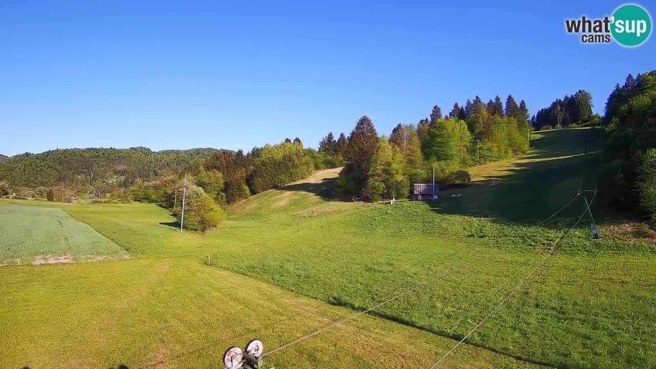 Webcam Smučišče Senožeta – Station de ski à Srednja Vas près de Bohinj