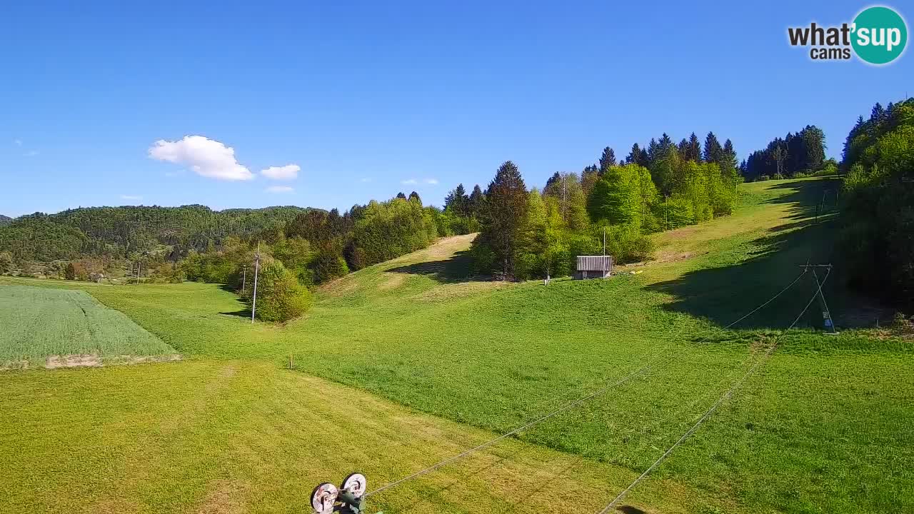 Webcam Smučišče Senožeta – Ski Resort Live View near Bohinj