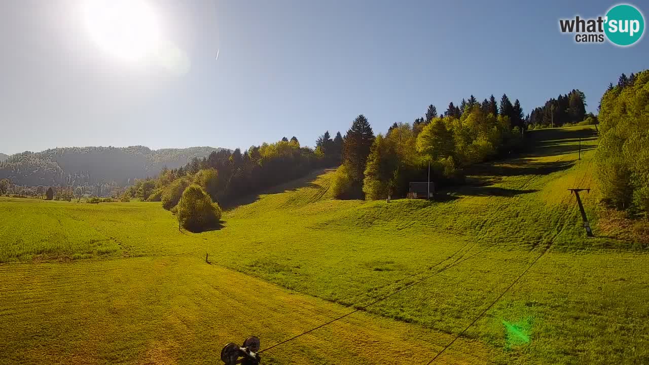 Webcam Smučišče Senožeta – Ski Resort Live View near Bohinj