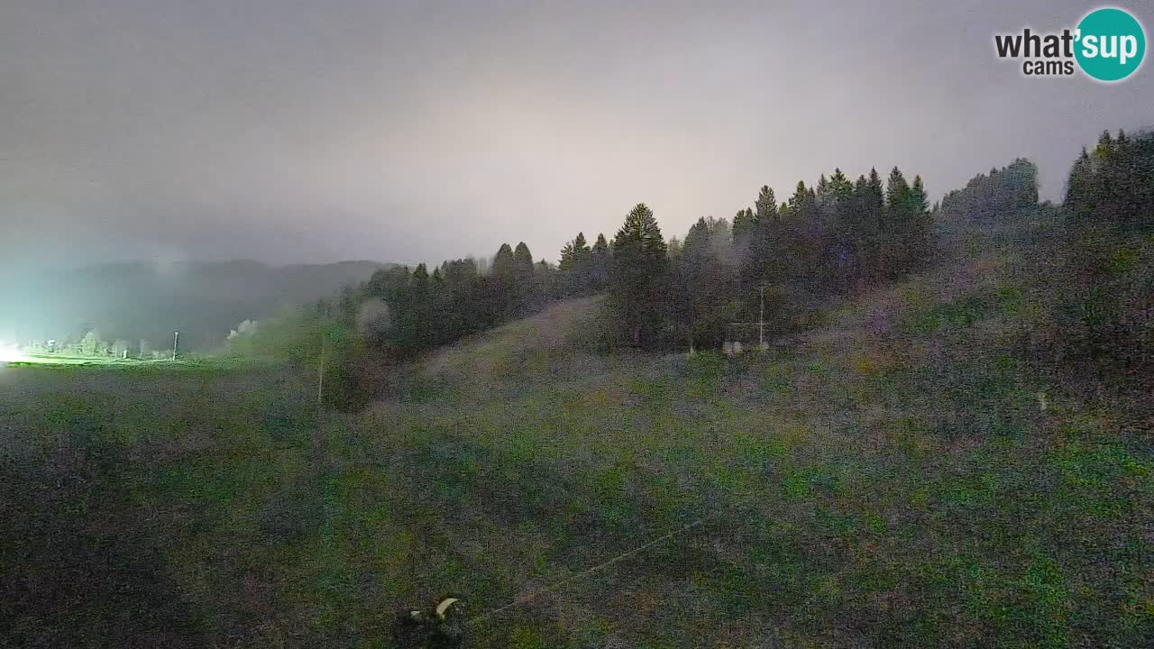 Cámara web Smučišče Senožeta – Estación de esquí en Srednja Vas cerca de Bohinj